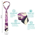thumbnail image 2 of Retro Botanical Tie - Tropical Leaf & Palm Design, Satin Fabric, Wrinkle-Resistant, Perfect for Groomsmen & Formal Occasions, 2 of 2