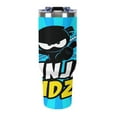 thumbnail image 4 of Ninja Kidz 40 Oz Tumbler With Handle And Straw, Stainless Steel Vacuum Travel Mug, Double Wall Vacuum Insulated Tumbler With Lid, Water Bottle for Gifts Party Office Coffee, 4 of 8