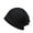 Black, variant on Unisex Men Women Striped Cotton Stretch Beanie Hat Elastic Summer Baggy Slouchy Cap