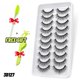 thumbnail image 1 of GROINNEYA-3D False Mink Lashes Fluffy Soft Slim Volume Natural Long False Lashes Maquillaje reutilizable 5 pares 10 pares hola suerte unisex, 1 of 2