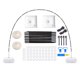 thumbnail image 1 of El kit de arco de bola con base ancha se puede empalmar Soporte de arco de bola para boda, etc. Wmkox8yii shdjk3887, 1 of 1