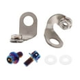 thumbnail image 2 of 2x Universal Brake System Air Cooling Mounting Kit Accessories Motorcycle Braking Plastic Bright Black, 2 of 6