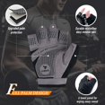 thumbnail image 5 of Atercel Workout Gloves for Men Women Gym Weight Lifting Gloves With Full Palm Protection Aqua, M, 5 of 7