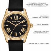 Michael Kors by Michael Kors Womens Lexington Stainless Steel Bracelet Wristwatch, Navy and Gold