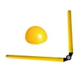 thumbnail image 1 of Almencla Football Agility Training Poles Speed and Agility Training Equipment Folding Soccer Agility Pole Set for Competition Practice 2Section w Fill Base, 1 of 8