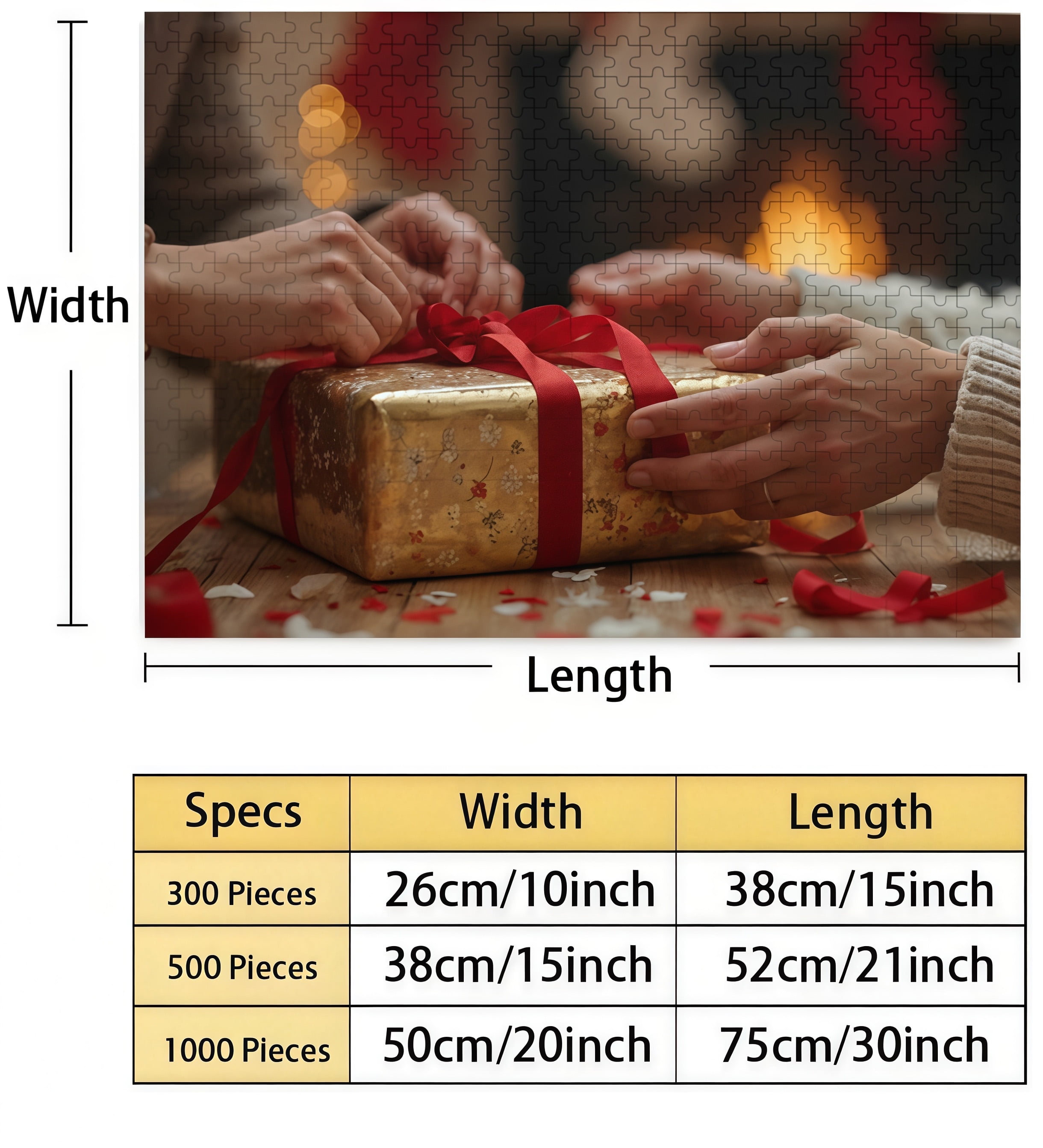 Highland Cow Flowers Meadow 1000-Piece Wooden Jigsaw Puzzle for Adults, Fun & Challenging Family Game, Stylish Wall Decor & Holiday Gift