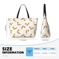 thumbnail image 4 of Xecao Cartoon Snake for versatile beach bag for women includes zipper pockets and waterproof material, ideal for vacations and adventures., 4 of 7