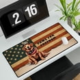 thumbnail image 3 of Freedom Paws Patriotic Golden Retriever Vintage Memorial Day Desk Mat Full Keyboard Mouse Pad Goldens Dog Lover Gifts Idea Large Mousepad - 12006, 3 of 5