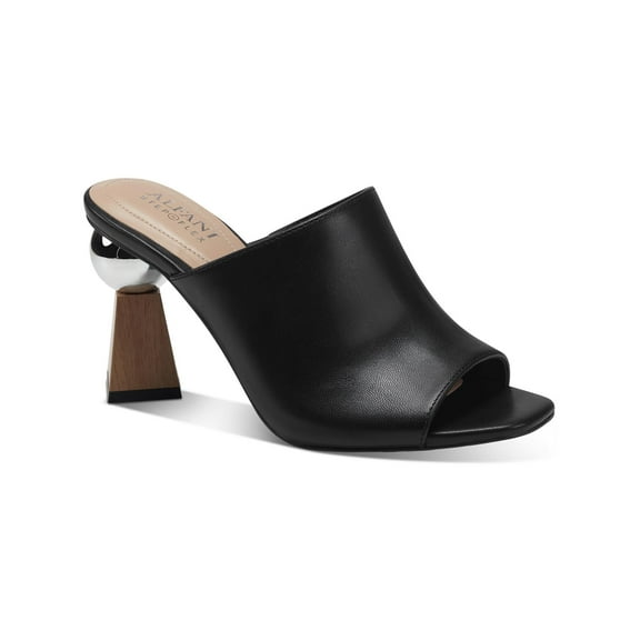 Alfani Womens Magnolea Faux Leather Slip On Block Heel