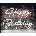 thumbnail image 1 of Letrero LED de neón Ulalaza Happy Birthday, 42 x 28 cm, USB 5 V, 1 of 9