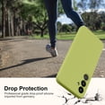 thumbnail image 5 of Slim Liquid Silicone Case for Galaxy A54, with Scratch-Resistant Microfiber Lining Anti-Slip and Shock Absorption Soft Silicone Protective Case for Samsung Galaxy A54 5G 2023 (YellowGreen), 5 of 14