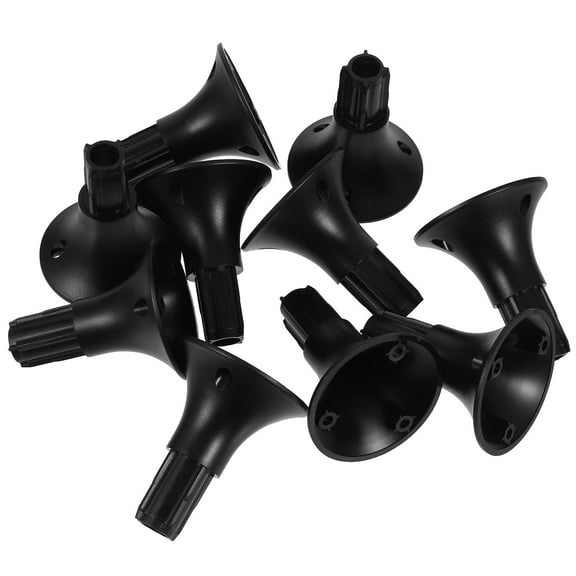 10pcs Garden Lamp Base Outdoor Lamp Post Base Lawn Light Base Plastic Base for Garden Lawn Lamp Garden Solar Light Floor Base Accessory