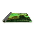 thumbnail image 2 of Ahgly Company Indoor Rectangle Oriental Green Modern Area Rugs, 7' x 10', 2 of 4