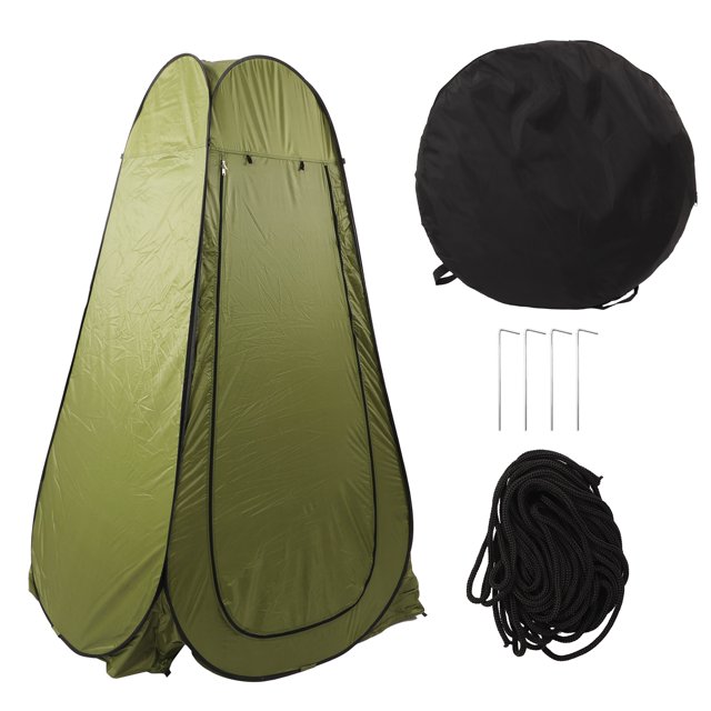 Portable Pop Up Tent Extra Tall Foldable Lightweight Sturdy Privacy Tent for Portable Toilet Shower Changing Room