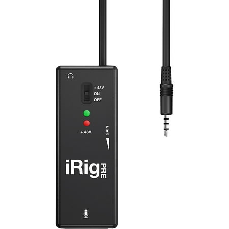 Based Mic - iRig PRE Universal Microphone Interface for Apple iPhone/iPad/iPod