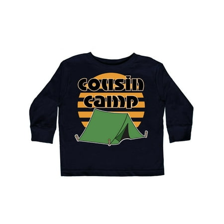 

Inktastic Cousin Camp Summer Reunion Gift Toddler Boy or Toddler Girl Long Sleeve T-Shirt