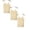 Beige Pack of 3, variant on Girls Camisole Solid Color Cotton Undershirt Tanks (Beige 12)