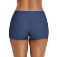 thumbnail image 2 of Charmo Swim Shorts for Women Stretchy Board Shorts Solid Tankini Bottoms Sport Swimsuit Bottoms, 2 of 7