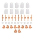 thumbnail image 2 of LG-40 Plasma Cutter Electrode Tips cutter consumables cnc Set for CUT40 CUT50 Cutting Torch Parts 40pcs, 2 of 9