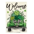 thumbnail image 2 of Letrero de jardín del Día de San Patricio de 30 x 45 cm, letrero para exteriores, decoraciones personalizadas para el Día de San Patricio, decoración de jardín de doble cara, regalo, banderas de lino, 2 of 6
