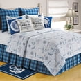 thumbnail image 3 of 26" x 26" Fair Winds Cotton Euro Sham - Machine Washable, 3 of 4