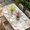 Green Pink Beige, variant on Pink Purple Flower Table Cloths for 3 Foot Rectangle Tables, Spring Farmhouse Floral Leaf Wood Grain Patio Waterproof Elastic Fitted Tablecloths, Washable Rectangular Table Cover for Camping