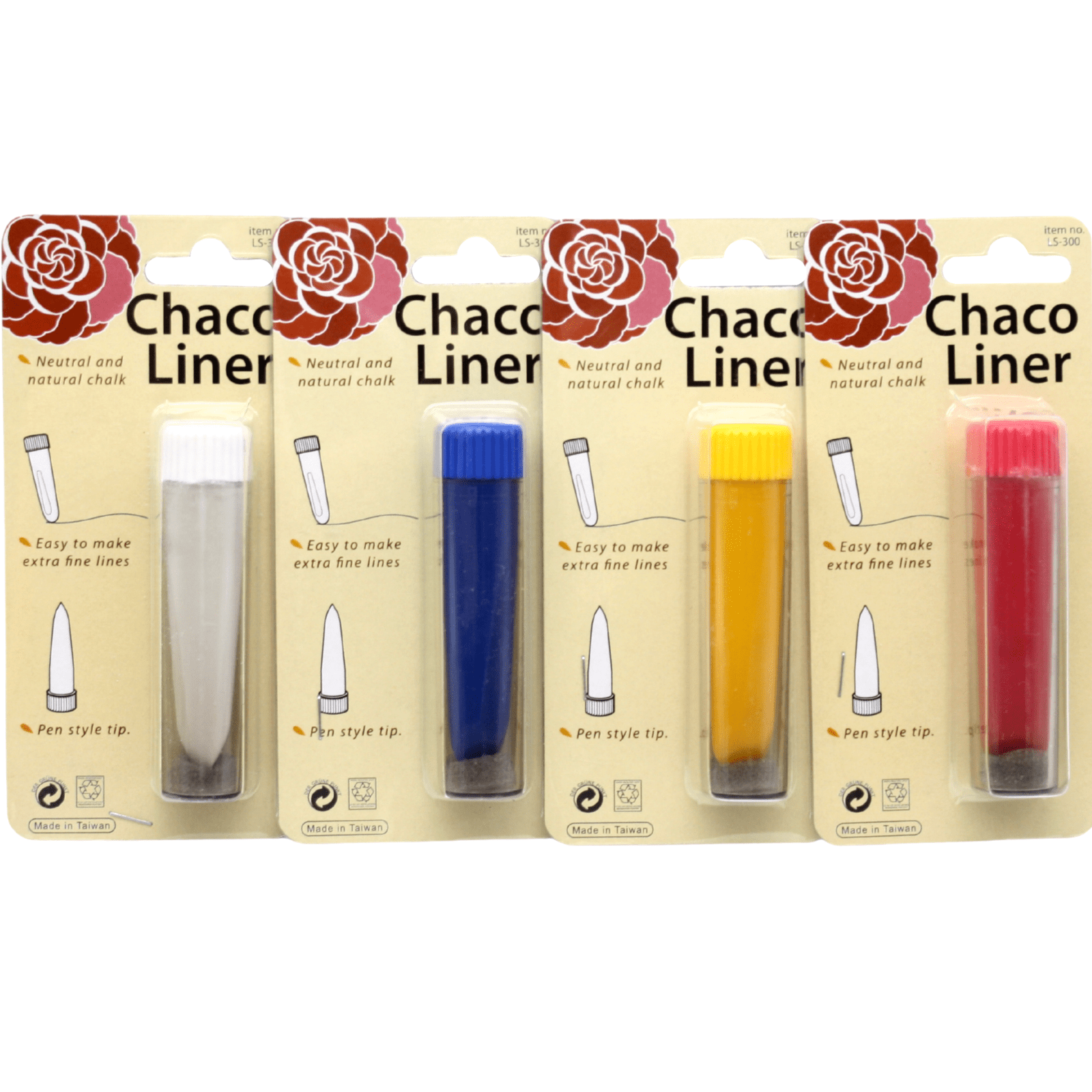 Chaco Liner Wheel Fabric Markers - White / Blue / Pink / Yellow-Blue - Walmart.com