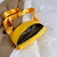 thumbnail image 2 of Bolso de pecho para mujer, Bolso de hombro de PU de diseñador de lujo para viajes de oficina (amarillo), 2 of 8