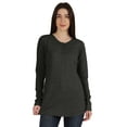 thumbnail image 1 of Inkmeso T-Shirt avec Boutons Tee-Shirt Jersey Manches Longues pour Femmes, 1 of 8