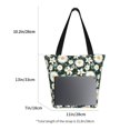 thumbnail image 3 of Disketp White Daisies and Bee Bolsa de Hombro Casual para Mujer, Bolso Cruzado para Compras, Viajes y Uso Diario, 3 of 6