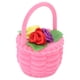 thumbnail image 3 of Caja organizadora de joyería de viaje, cesta de flores rosa pequeña, pendiente, collar, caja de almacenamiento de anillo para mujer, 3 of 8