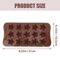 thumbnail image 2 of Pretyzoom 1Set Silicone Baking Mold in Brown with Stable Performance for Cake and Cookie, 2 of 8