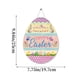 thumbnail image 3 of Easter Bunny Decoration Hanging Easter Egg Wooden Hanging Decoration Holiday Party Wall Decoration Pendant, 3 of 6