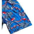 thumbnail image 4 of Quad Seven Boys Pajama Set Breathable Button Down Sleep Shirt and Pajama Shorts Sleepwear Set 2 Piece, 4 of 7