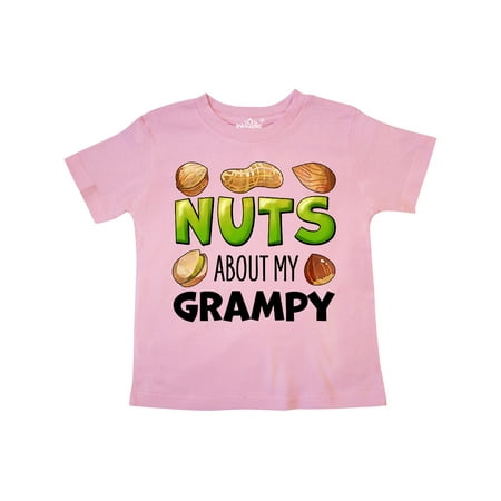 

Inktastic Nuts About My Grampy Peanut Almond Pistachio Gift Toddler Boy or Toddler Girl T-Shirt