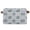 Blue Gingham Bloom, variant on 1 Pack Collapsible Square Storage Basket Large Decorative Open Home Storage Bins with Handle for Bedroom, White Floral Elephant