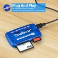 thumbnail image 4 of Lector de tarjetas Writer OneFavor SmartMedia USB All-in-1 Azul, 4 of 7