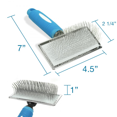 thumbnail image 2 of Dog Slicker Brush, Pet Brush for Long and Short Hair, Removing Shedding Hair, Dog Long Slicker Brush, 2 of 5