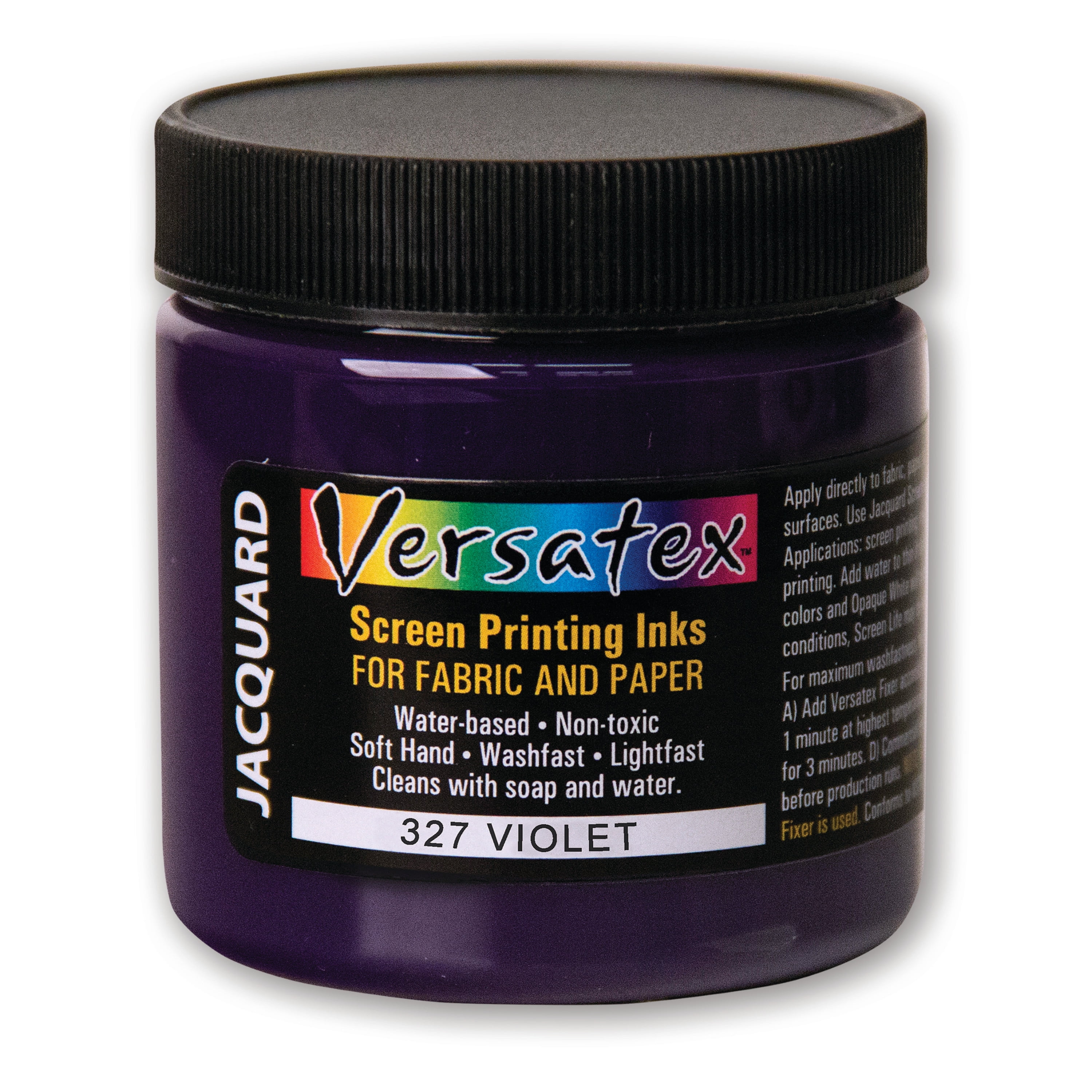 Jacquard Versatex Screen Printing Ink 4 Oz Violet Walmart Com