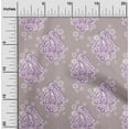 thumbnail image 2 of oneOone Cotton Jersey Lavender Fabric Asian Paisley Dress Material Fabric Print Fabric By The Yard 58 Inch Wide, 2 of 4
