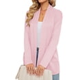 thumbnail image 3 of Shine Up Cardigan for Women Long Sleeve Lightweight Tops Casual Open Front Cardigans with Pockets, 3 of 8