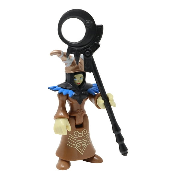Replacement Part for Collectible Fisher-Price Imaginext Inspired by Power Rangers Playset Rita Repulsa and Finster DFX62 - Replacement Poseable Rita Repulsa with Removable Headress and Staff