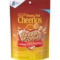 thumbnail image 5 of Honey Nut Cheerios, Heart Healthy Gluten Free Breakfast Cereal, Resealable Bag, 3.5 oz, 5 of 13