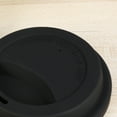 thumbnail image 6 of Raindrops 4-Pack Reusable Silicone Coffee Mug Lids, Travel Cup Covers, Black, Spill-Proof Drink Protectors, 6 of 7