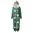 thumbnail image 2 of Liquidación de conjuntos familiares a juego, disfraz de cosplay con estampado de dibujos animados de manga larga, con capucha, ropa de dormir ligera e informal de invierno para adultos, niños y, 2 of 6