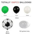 thumbnail image 3 of Green White Balloon Garland Arch Kit Soccer Party Decoration with Soccer Foil Balloon for Boys Birthday Party Supplies, 3 of 3