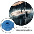 thumbnail image 3 of Raindrops 5pcs Quick Set Cymbals Caps Blue Plastic Easy Installation for Drummers, 3 of 6