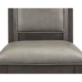 thumbnail image 2 of Newboti Furniture Beautiful Transitional 2pc Brown Upholstered Seat Back Cushion Dining Chair Set Wooden Furniture 03582, 2 of 6