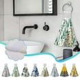 thumbnail image 2 of PEIBang Floral Hanging Kitchen Towels Set of 2,Summer Hand Towel with Hanging Loop,Soft Absorbent Dish Towel for Kitchen Bathroom Farmhouse Decor, 2 of 5