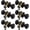 Matt Black, variant on Black Door Knobs Interior 6 Pack, Door Knob with Lock for Bath & Bedroom,Bathroom Door Knobs with Turn Lock